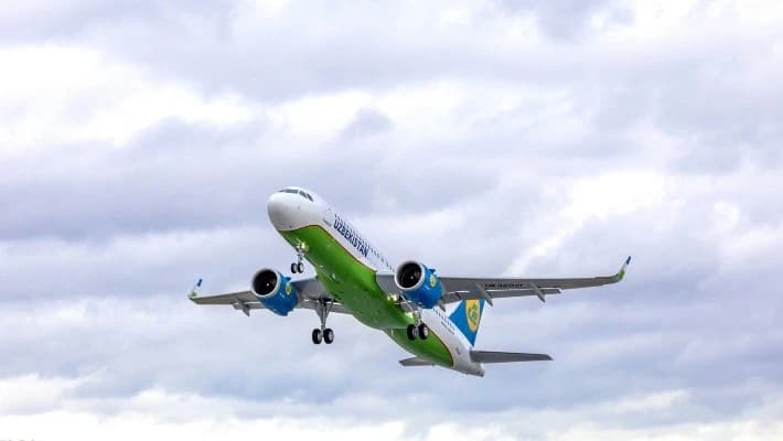 Uzbekistan Airways получила очередной Airbus A320neo
