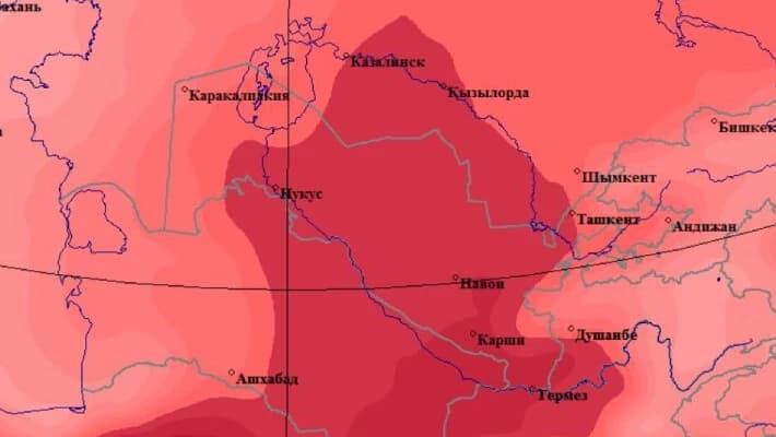 На следующей неделе в Узбекистане ожидается усиление жары