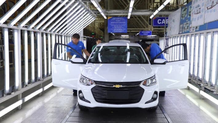 «Узавтосаноат» в 2024 году запустит мелкоузловую сборку Chevrolet Onix в Казахстане