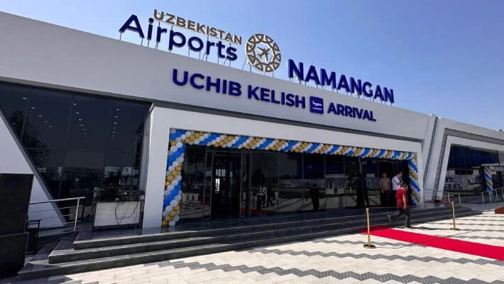 В аэропорту Намангана завершили первый этап реконструкции