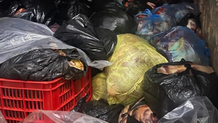 В Самарканд пытались завести 4 тонны непригодного мяса