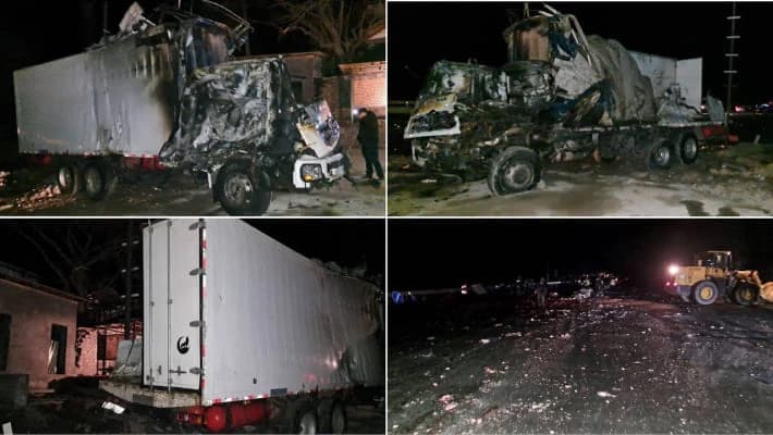На «Камчике» в аварии с загоревшимся грузовиком погибли двое