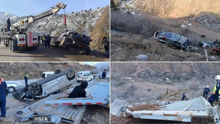 Пять человек погибли в крупном ДТП на перевале «Камчик»