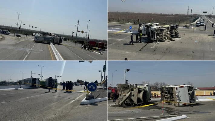 В Бухарской области в ДТП со школьным автобусом погиб один человек