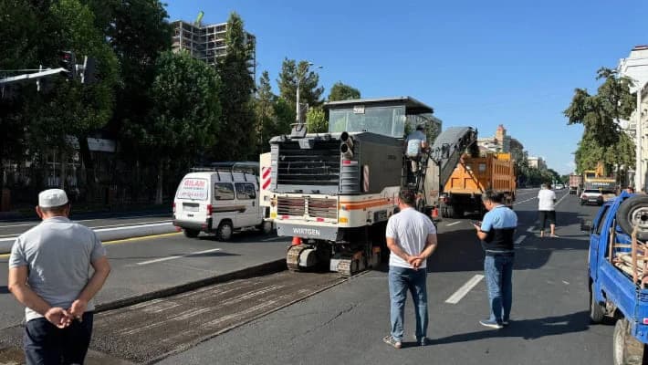 Одну из центральных улиц Ташкента частично перекроют до августа
