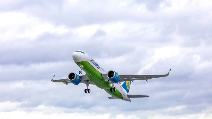 Uzbekistan Airways получила очередной Airbus A320neo