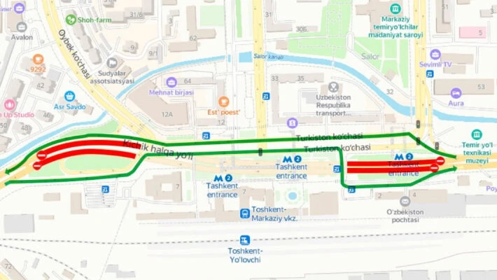 В Ташкенте перекроют тоннель у Северного вокзала из-за съемок фильма