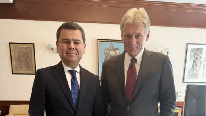 Шерзод Асадов и Дмитрий Песков