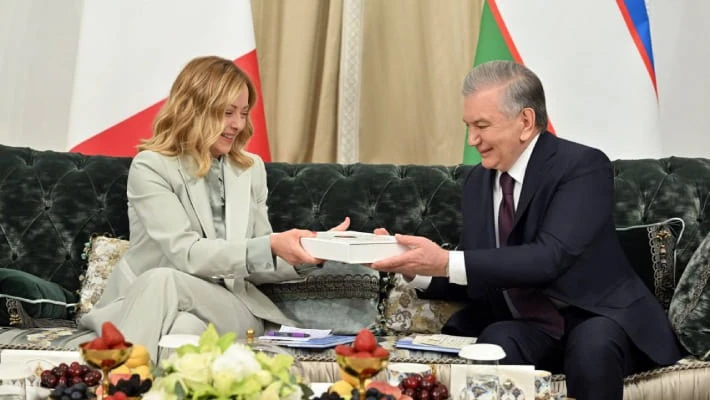Шавкат Мирзиёев и Джорджи Мелони