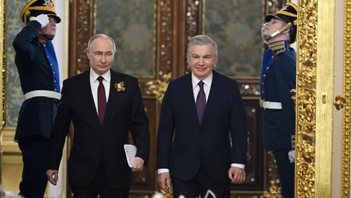 Шавкат Мирзиёев и Владимир Путин