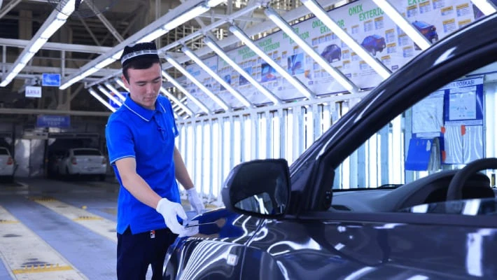 Завод UzAuto Motors в Асаке