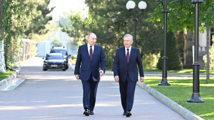 Мирзиёев и Путин обсудили развитие стратегического партнерства