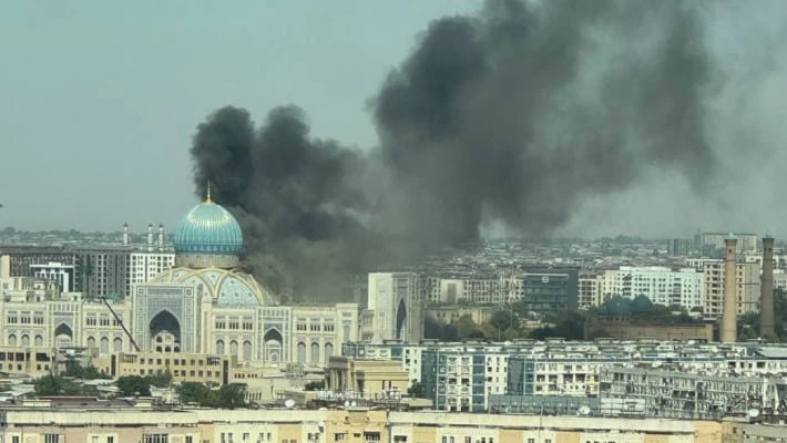 Пожар в Центре исламской цивилизации