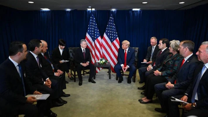 Шавкат Мирзиёев и Дональд Трамп