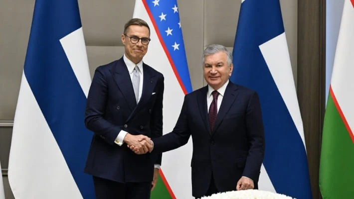 Шавкат Мирзиёев и Александр Стубб