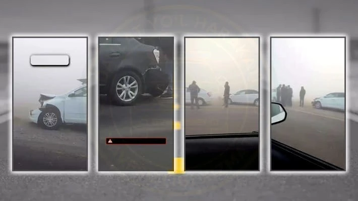 В Сырдарье произошло ДТП с участием 8 автомобилей