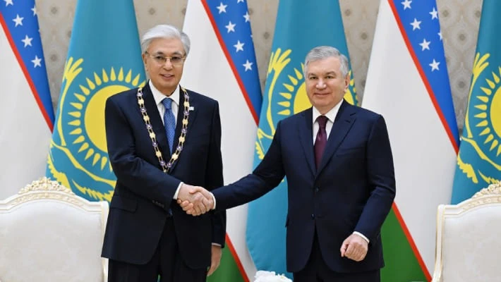 Шавкат Мирзиёев и Касым-Жомарт Токаев