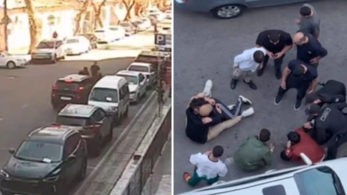 В Ташкенте водитель Tracker намеренно въехал в пешеходов В Ташкенте водитель Tracker намеренно въехал в пешеходов