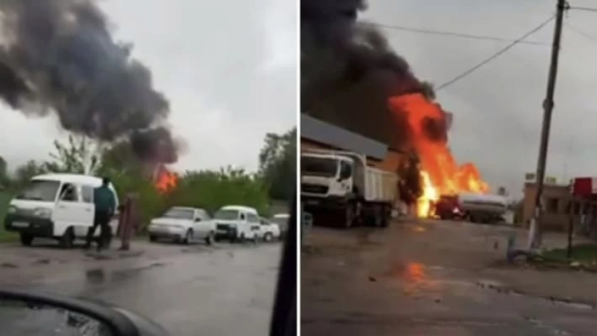 В Сурхандарье произошел взрыв на АГНКС