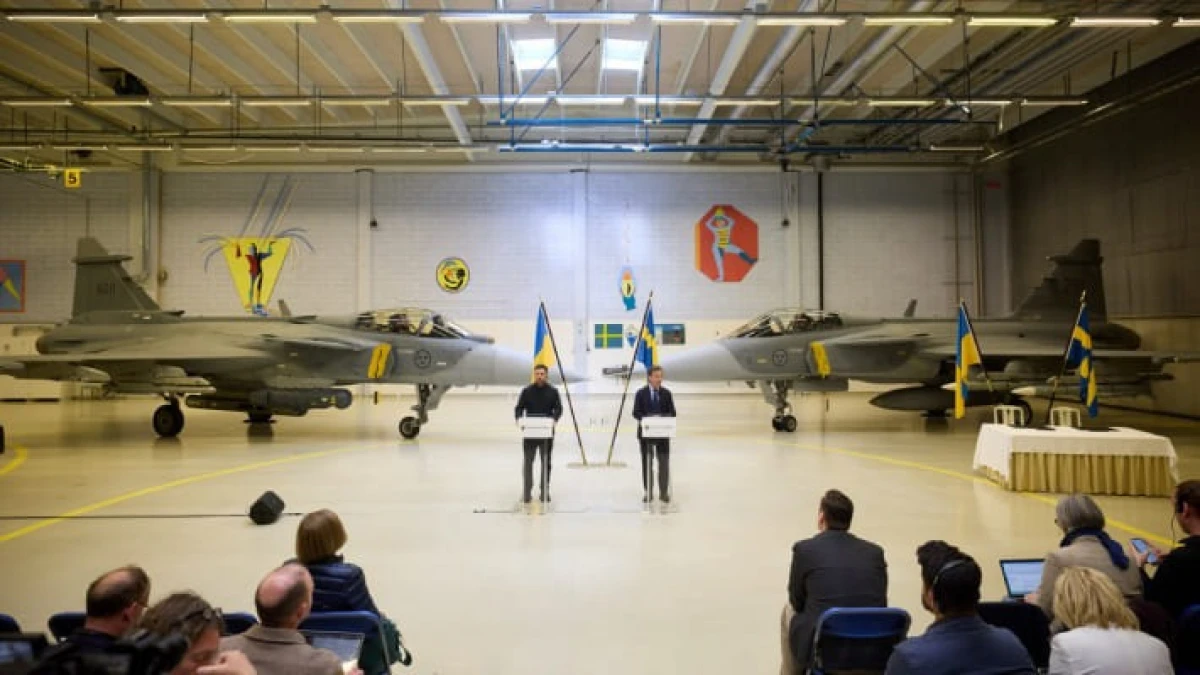 Украина получит первые истребители Gripen уже в 2027 году