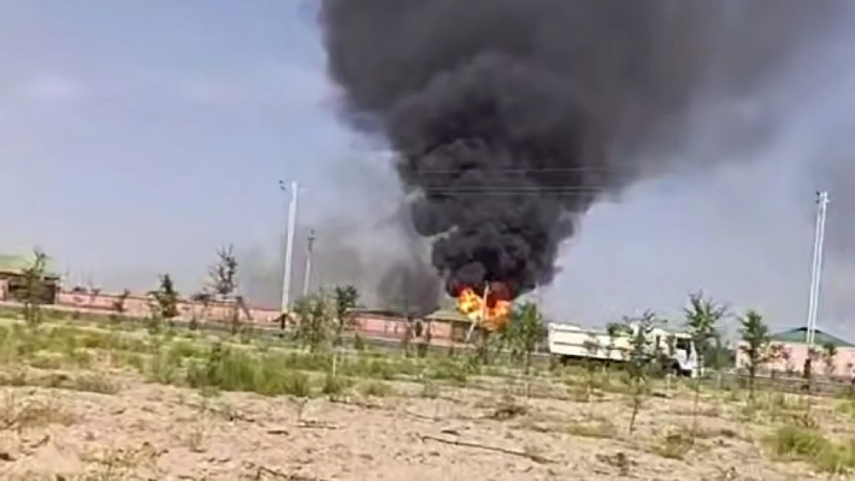 В Кашкадарье 6 человек погибли при взрыве на газозаправочной